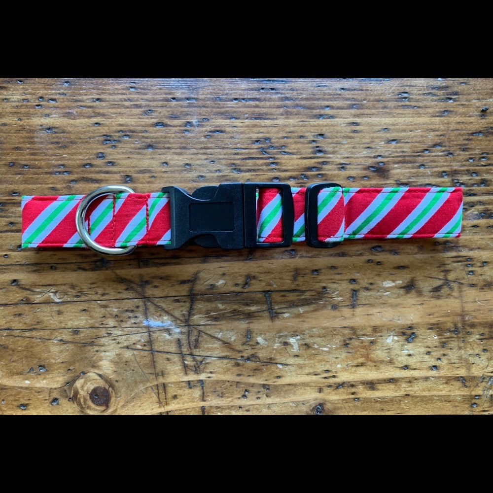 Handcrafted Striped Dog Collar